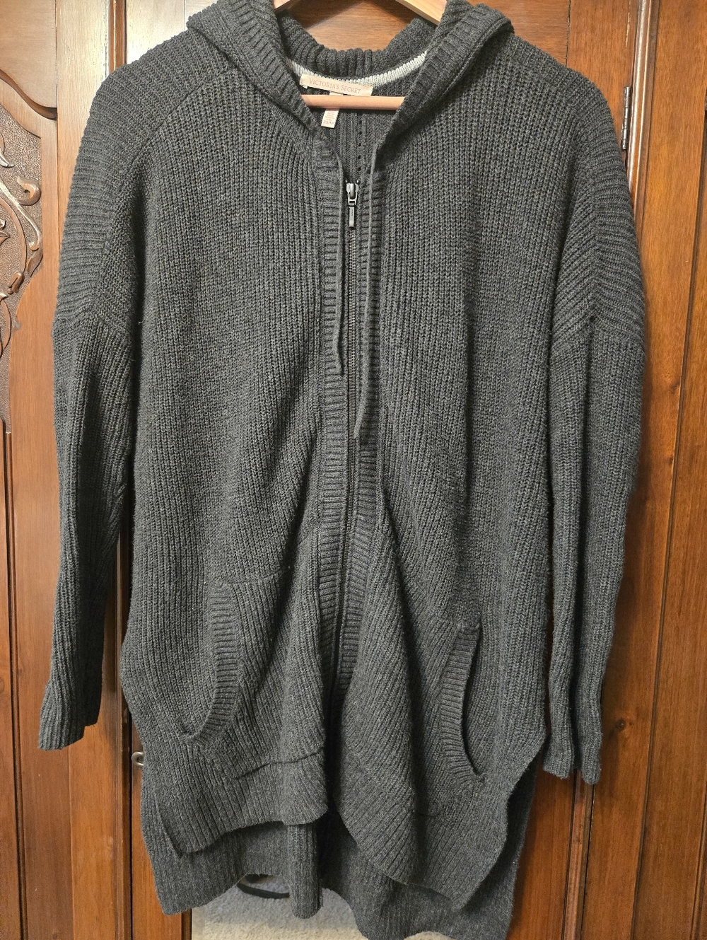 Victoria's Secret Knit Zip Hoodie Sweater